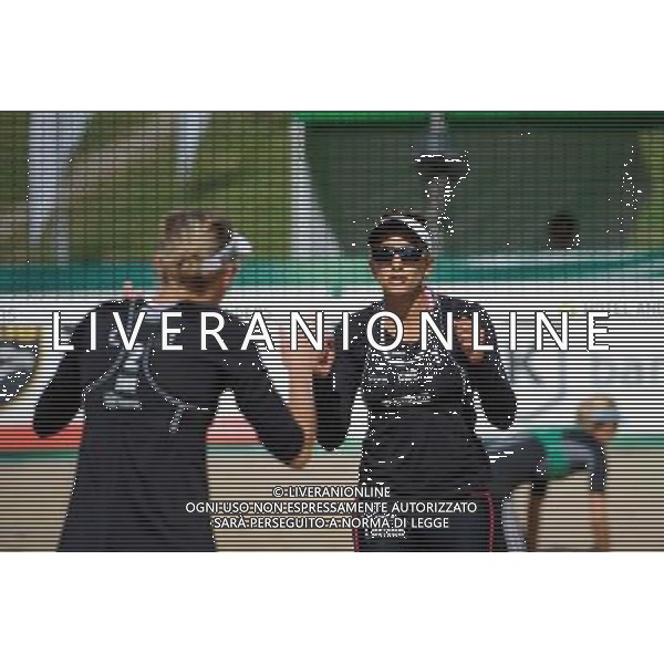 20.08.2014 - Stare Jablonki , siatkowka plazowa , beach volleyball , World Tour , FIVB Stare Jablonki Grand Slam 2014 , Czechy (zielone) - Szwecja (czarne) , Czech Republic (green) - Sweden (black) N/Z Camilla Nilsson Fot. Karol Bartnik / MPAimages.com/NEWSPIX.PL --- Newspix.pl /Agenzia Aldo Liverani sas - ITALY ONLY - Repubblica Ceca - Svezia beach volley FIVB Grande Slam 20.08.2014 *** Local Caption *** www.newspix.pl mail us: info@newspix.pl call us: 0048 022 23 22 222 --- Polish Picture Agency by Ringier Axel Springer Poland