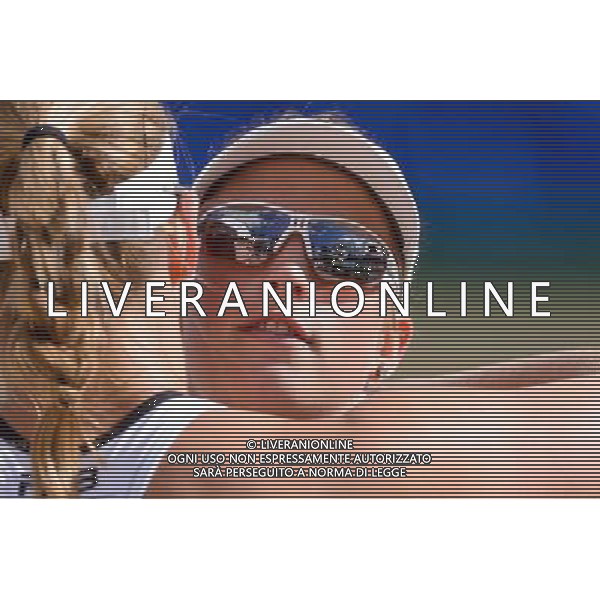 20.08.2014 - Stare Jablonki , siatkowka plazowa , beach volleyball , World Tour , FIVB Stare Jablonki Grand Slam 2014 , Brazylia (zielone) - Holandia (biale) , Brazil - Holland N/Z Rimke Braakman Fot. Mariusz Palczynski / MPAimages.com/NEWSPIX.PL --- Newspix.pl /Agenzia Aldo Liverani sas - ITALY ONLY - Brasile - Olanda beach volley, World Tour, FIVB Grande Slam 2014 *** Local Caption *** www.newspix.pl mail us: info@newspix.pl call us: 0048 022 23 22 222 --- Polish Picture Agency by Ringier Axel Springer Poland