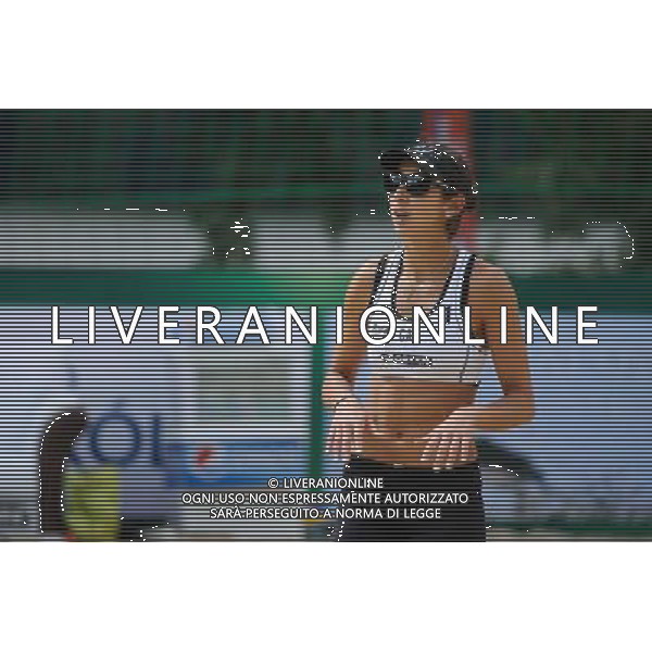 20.08.2014 - Stare Jablonki , siatkowka plazowa , beach volleyball , World Tour , FIVB Stare Jablonki Grand Slam 2014 , Niemcy (niebieski) -Kanada (bialy) , Germany (blue) - Canada (white) N/Z Melissa Humana Paredes Fot. Karol Bartnik / MPAimages.com/NEWSPIX.PL --- Newspix.pl /Agenzia Aldo Liverani sas - ITALY ONLY - Germania - Canada beach volley, World Tour, FIVB Grande Slam 2014 *** Local Caption *** www.newspix.pl mail us: info@newspix.pl call us: 0048 022 23 22 222 --- Polish Picture Agency by Ringier Axel Springer Poland