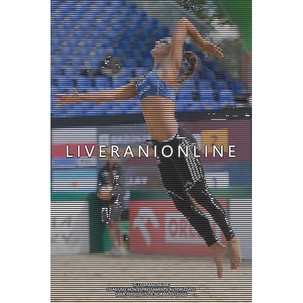 20.08.2014 - Stare Jablonki , siatkowka plazowa , beach volleyball , World Tour , FIVB Stare Jablonki Grand Slam 2014 , Polska (niebieskie) - Argentyna (biale) , Poland - Argentina N/Z Kinga Kolosinska Fot. Mariusz Palczynski / MPAimages.com/NEWSPIX.PL --- Newspix.pl /Agenzia Aldo Liverani sas - ITALY ONLY - Polonia - Argentina beach volley, World Tour, FIVB Grande Slam 2014 *** Local Caption *** www.newspix.pl mail us: info@newspix.pl call us: 0048 022 23 22 222 --- Polish Picture Agency by Ringier Axel Springer Poland