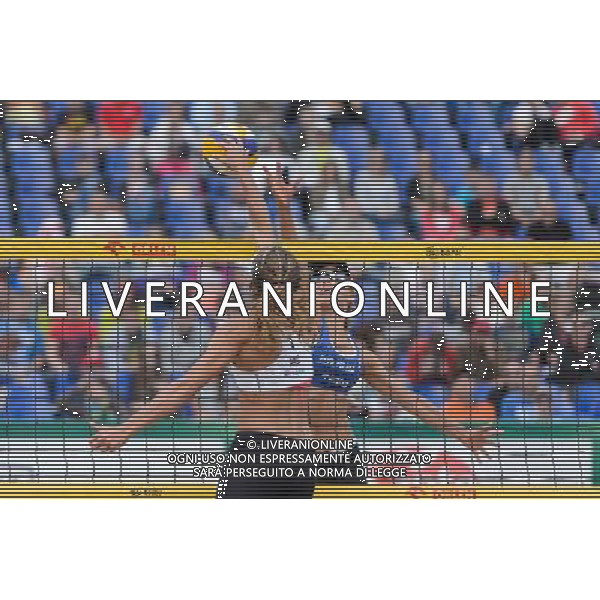 20.08.2014 - Stare Jablonki , siatkowka plazowa , beach volleyball , World Tour , FIVB Stare Jablonki Grand Slam 2014 , Polska (niebieskie) - Argentyna (biale) , Poland - Argentina N/Z ana Gallay , Monika Brzostek Fot. Mariusz Palczynski / MPAimages.com/NEWSPIX.PL --- Newspix.pl /Agenzia Aldo Liverani sas - ITALY ONLY - Polonia - Argentina beach volley, World Tour, FIVB Grande Slam 2014 *** Local Caption *** www.newspix.pl mail us: info@newspix.pl call us: 0048 022 23 22 222 --- Polish Picture Agency by Ringier Axel Springer Poland