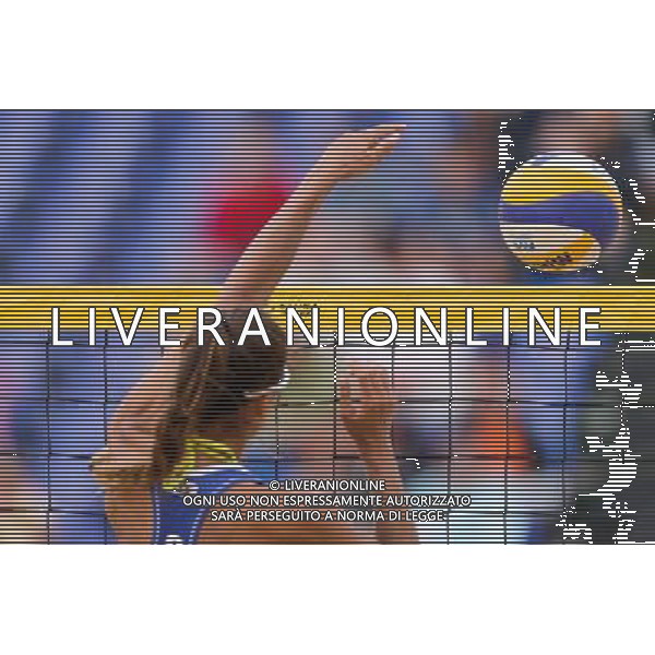 20.08.2014 - Stare Jablonki , siatkowka plazowa , beach volleyball , World Tour , FIVB Stare Jablonki Grand Slam 2014 , Polska (niebieskie) - Argentyna (biale) , Poland - Argentina N/Z Kinga Kolosinska Fot. Mariusz Palczynski / MPAimages.com/NEWSPIX.PL --- Newspix.pl /Agenzia Aldo Liverani sas - ITALY ONLY - Polonia - Argentina beach volley, World Tour, FIVB Grande Slam 2014 *** Local Caption *** www.newspix.pl mail us: info@newspix.pl call us: 0048 022 23 22 222 --- Polish Picture Agency by Ringier Axel Springer Poland