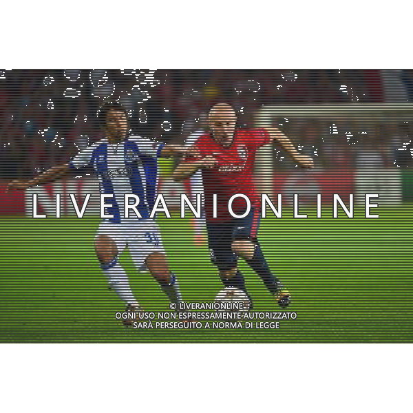 Florent BALMONT / Juan QUINTERO - 20.08.2014 - Lille / Porto - Barrage Aller Champions League Photo : Dave Winter / Icon Sport AG ALDO LIVERANI SAS ONLY ITALY