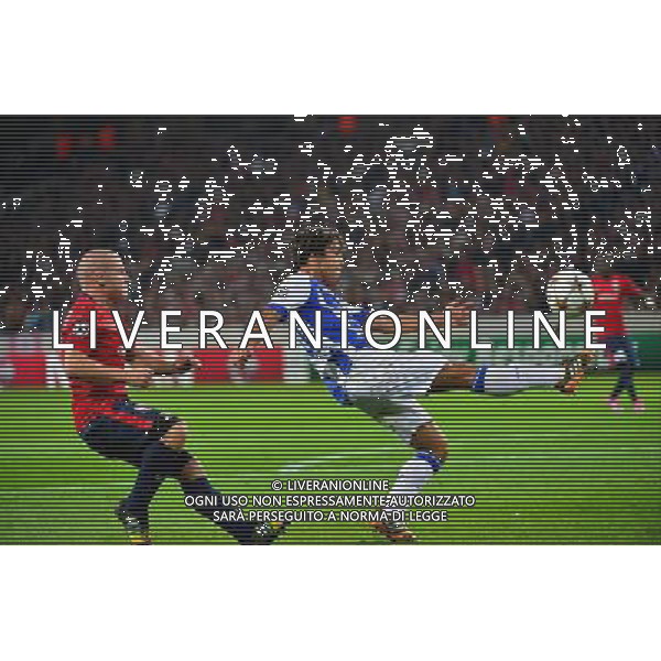 Oliver TORRES / Florent BALMONT - 20.08.2014 - Lille / Porto - Barrage Aller Champions League Photo : Dave Winter / Icon Sport AG ALDO LIVERANI SAS ONLY ITALY