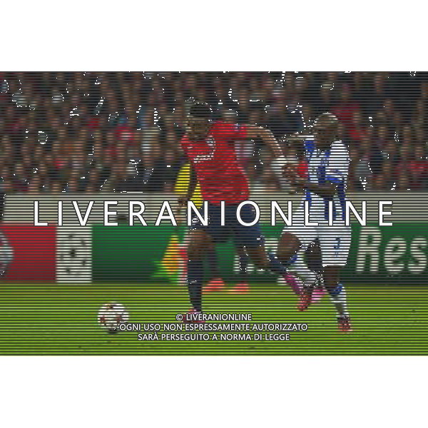 Salomon KALOU / Bruno MARTINS INDI - 20.08.2014 - Lille / Porto - Barrage Aller Champions League Photo : Dave Winter / Icon Sport AG ALDO LIVERANI SAS ONLY ITALY