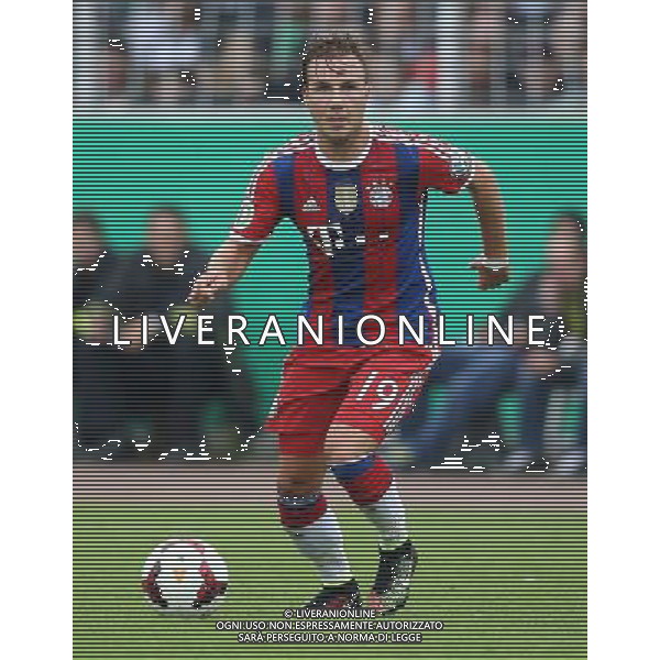 firo : 17.08.2014 Fu§ball, 2.Bundesliga, DFB-Pokal, DFB Pokal, 1.Runde, Saison 2014/2015, Preu§en Preussen MŸnster Muenster - FCB FC Bayern MŸnchen Muenchen 1:4 FCB Mario Gštze Goetze, Einzelaktion $worldrights,Es gelten unsere AGB, einsehbar auf www.firosportphoto.de, copyright by firo sportphoto: Coesfelder Str. 207 D-48249 DŸlmen www.firosportphoto.de mail@firosportphoto.de (V o l k s b a n k B o c h u m - W i t t e n ) BLZ.: 430 601 29 Kt. Nr.: 341 117 100 Tel:Ê +49-2594-9916004 Fax:Ê+49-2594-9916005 AG ALDO LIVERANI SAS ONLY ITALY