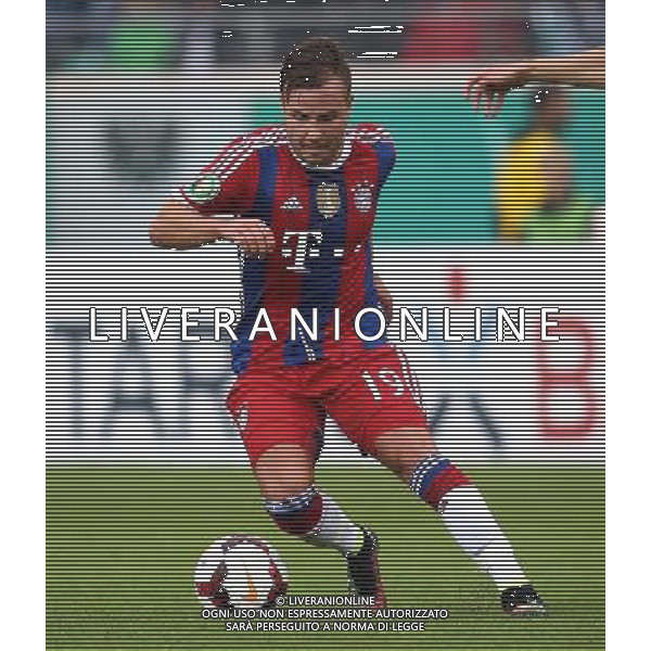 firo : 17.08.2014 Fu§ball, 2.Bundesliga, DFB-Pokal, DFB Pokal, 1.Runde, Saison 2014/2015, Preu§en Preussen MŸnster Muenster - FCB FC Bayern MŸnchen Muenchen 1:4 FCB Mario Gštze Goetze, Einzelaktion $worldrights,Es gelten unsere AGB, einsehbar auf www.firosportphoto.de, copyright by firo sportphoto: Coesfelder Str. 207 D-48249 DŸlmen www.firosportphoto.de mail@firosportphoto.de (V o l k s b a n k B o c h u m - W i t t e n ) BLZ.: 430 601 29 Kt. Nr.: 341 117 100 Tel:Ê +49-2594-9916004 Fax:Ê+49-2594-9916005 AG ALDO LIVERANI SAS ONLY ITALY