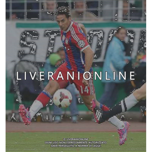 firo Fu§ball,Fussball, 17.08.2014 DFB Pokal SC Preu§en Preussen SCP Muenster MŸnster - FC Bayern MŸnchen 1:4 Einzelaktion Claudio Pizarro $worldrightsEs gelten unsere AGB, einsehbar auf www.firosportphoto.de copyright by firo sportphoto: Coesfelder Stra§e 207 48249 DŸlmen Duelmen www.firosportphoto.de mail@firosportphoto.de (V o l k s b a n k B o c h u m - W i t t e n ) BLZ.: 430 601 29 Kt. Nr.: 341 117 100 Tel:Ê 0209 - 9304402 Fax:Ê 0209 - 9304443 AG ALDO LIVERANI SAS ONLY ITALY