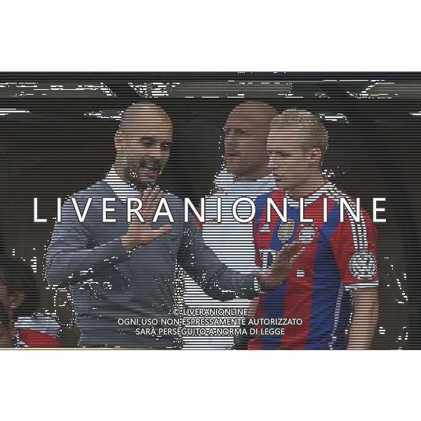 firo : 17.08.2014 Fu§ball, 2.Bundesliga, DFB-Pokal, DFB Pokal, 1.Runde, Saison 2014/2015, Preu§en Preussen MŸnster Muenster - FCB FC Bayern MŸnchen Muenchen FCB Trainer Coach Pep Guardiola, FCB Manager Sportdirektor Matthias Sammer, FCB Sebastian Rode $worldrights,Es gelten unsere AGB, einsehbar auf www.firosportphoto.de, copyright by firo sportphoto: Coesfelder Str. 207 D-48249 DŸlmen www.firosportphoto.de mail@firosportphoto.de (V o l k s b a n k B o c h u m - W i t t e n ) BLZ.: 430 601 29 Kt. Nr.: 341 117 100 Tel:Ê +49-2594-9916004 Fax:Ê+49-2594-9916005 AG ALDO LIVERANI SAS ONLY ITALY