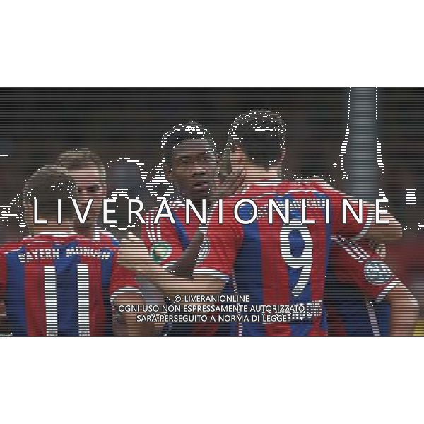 firo : 17.08.2014 Fu§ball, 2.Bundesliga, DFB-Pokal, DFB Pokal, 1.Runde, Saison 2014/2015, Preu§en Preussen MŸnster Muenster - FCB FC Bayern MŸnchen Muenchen 1:4 Jubel Torjubel, FCB Robert Lewandowski, FCB David Alaba $worldrights,Es gelten unsere AGB, einsehbar auf www.firosportphoto.de, copyright by firo sportphoto: Coesfelder Str. 207 D-48249 DŸlmen www.firosportphoto.de mail@firosportphoto.de (V o l k s b a n k B o c h u m - W i t t e n ) BLZ.: 430 601 29 Kt. Nr.: 341 117 100 Tel:Ê +49-2594-9916004 Fax:Ê+49-2594-9916005 AG ALDO LIVERANI SAS ONLY ITALY