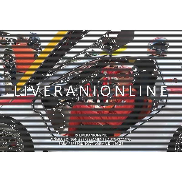 Kimi Raikkonen (FIN), Scuderia Ferrari drives a car from the Shell Eco Marathon 21.08.2014. Formula 1 World Championship, Rd 12, Belgian Grand Prix, Spa Francorchamps, Belgium, Preparation Day. AG ALDO LIVERANI SAS ONLY ITALY