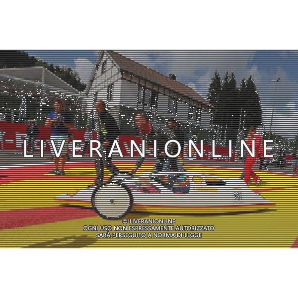 Fernando Alonso (ESP), Scuderia Ferrari drives a car from the Shell Eco Marathon 21.08.2014. Formula 1 World Championship, Rd 12, Belgian Grand Prix, Spa Francorchamps, Belgium, Preparation Day. AG ALDO LIVERANI SAS ONLY ITALY