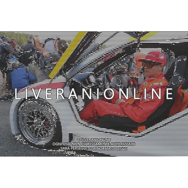 Kimi Raikkonen (FIN), Scuderia Ferrari drives a car from the Shell Eco Marathon 21.08.2014. Formula 1 World Championship, Rd 12, Belgian Grand Prix, Spa Francorchamps, Belgium, Preparation Day. AG ALDO LIVERANI SAS ONLY ITALY