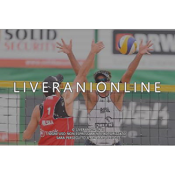 21.08.2014 - Stare Jablonki , siatkowka plazowa , beach volleyball , World Tour , FIVB Stare Jablonki Grand Slam 2014 , Polska (czerwone) - Brazylia (biale) , Poland - Brazil N/Z Michal Kadziola , Ricardo Alex Costa Santos Fot. Mariusz Palczynski / MPAimages.com/NEWSPIX.PL --- Newspix.pl /Agenzia Aldo Liverani sas - ITALY ONLY - Polonia - Brasile beach volley, World Tour, FIVB Stare Jablonki Grande Slam 2014 *** Local Caption *** www.newspix.pl mail us: info@newspix.pl call us: 0048 022 23 22 222 --- Polish Picture Agency by Ringier Axel Springer Poland