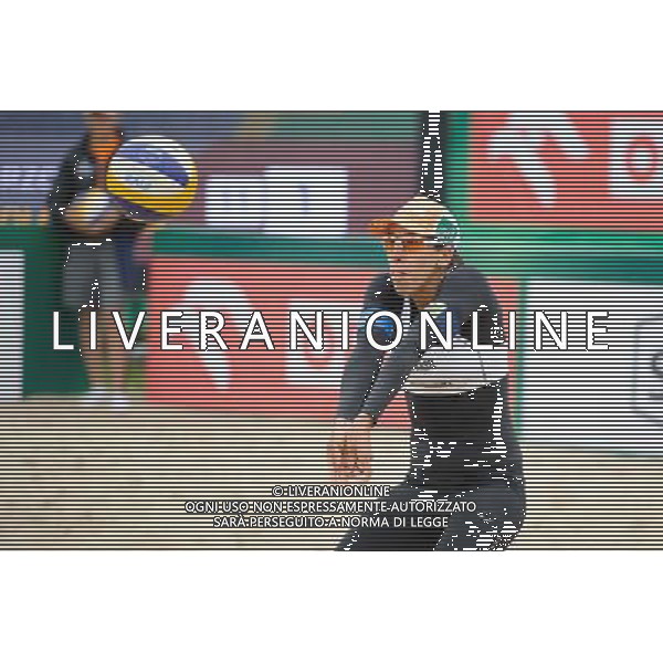 21.08.2014 - Stare Jablonki , siatkowka plazowa , beach volleyball , World Tour , FIVB Stare Jablonki Grand Slam 2014 , Brazylia (biale) - Polskia (niebieskie) , Brazil (white) - Poland (blue) N/Z Taiana Lima Fot. Karol Bartnik / MPAimages.com/NEWSPIX.PL --- Newspix.pl /Agenzia Aldo Liverani sas - ITALY ONLY - Brasile - Polonia beach volley femminile World Tour, FIVB Stare Jablonki Grande Slam 2014 *** Local Caption *** www.newspix.pl mail us: info@newspix.pl call us: 0048 022 23 22 222 --- Polish Picture Agency by Ringier Axel Springer Poland