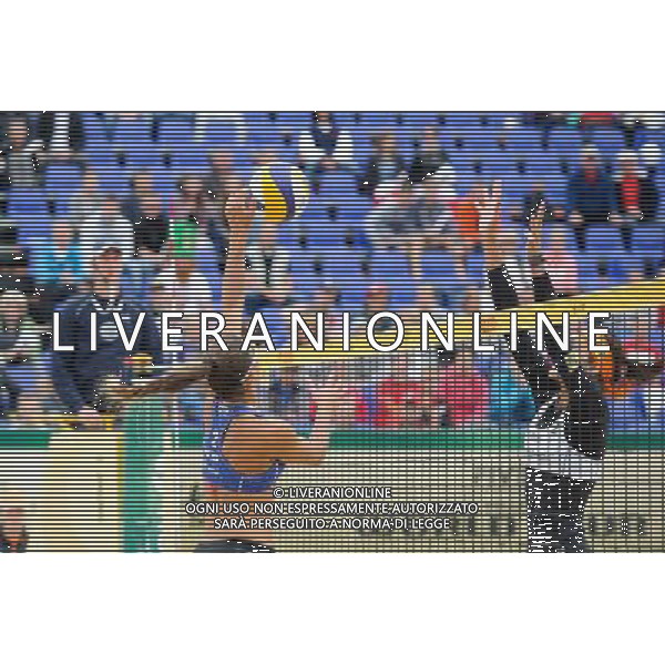21.08.2014 - Stare Jablonki , siatkowka plazowa , beach volleyball , World Tour , FIVB Stare Jablonki Grand Slam 2014 , Brazylia (biale) - Polskia (niebieskie) , Brazil (white) - Poland (blue) N/Z Kinga Kolosinska , Fernanda Alves Fot. Karol Bartnik / MPAimages.com/NEWSPIX.PL --- Newspix.pl /Agenzia Aldo Liverani sas - ITALY ONLY - Brasile - Polonia beach volley femminile World Tour, FIVB Stare Jablonki Grande Slam 2014 *** Local Caption *** www.newspix.pl mail us: info@newspix.pl call us: 0048 022 23 22 222 --- Polish Picture Agency by Ringier Axel Springer Poland