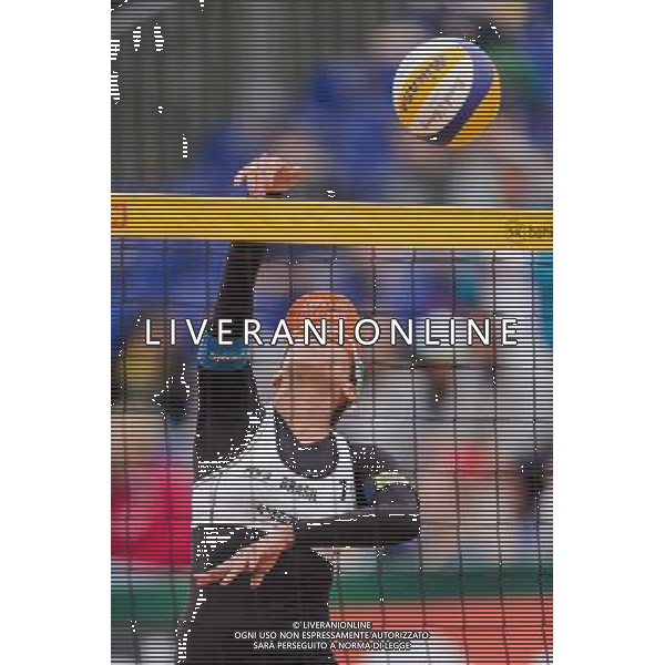 21.08.2014 - Stare Jablonki , siatkowka plazowa , beach volleyball , World Tour , FIVB Stare Jablonki Grand Slam 2014 , Brazylia (biale) - Polska (niebieskie) , Brazil - Poland N/Z Taiana Lima Fot. Mariusz Palczynski / MPAimages.com/NEWSPIX.PL --- Newspix.pl /Agenzia Aldo Liverani sas - ITALY ONLY - Brasile - Polonia beach volley femminile World Tour, FIVB Stare Jablonki Grande Slam 2014 *** Local Caption *** www.newspix.pl mail us: info@newspix.pl call us: 0048 022 23 22 222 --- Polish Picture Agency by Ringier Axel Springer Poland