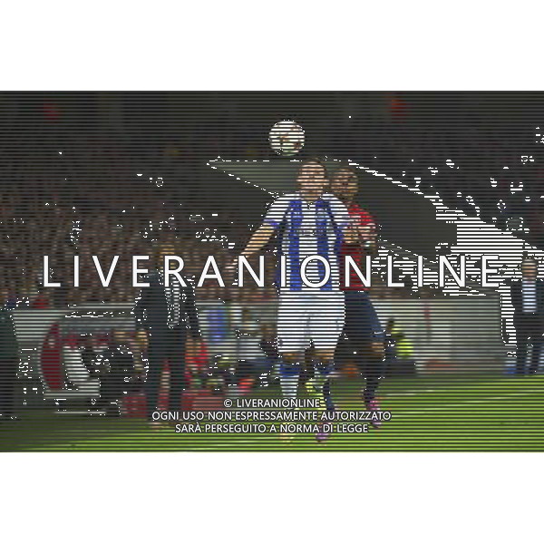 Hector HERRERA / Franck BERIA - 20.08.2014 - Lille / Porto - Barrage Aller Champions League Photo : Dave Winter / Icon Sport AG ALDO LIVERANI SAS ONLY ITALY