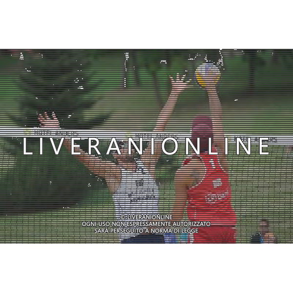 22.08.2014 - Stare Jablonki , siatkowka plazowa , beach volleyball , World Tour , FIVB Stare Jablonki Grand Slam 2014 , Hiszpania (biale) - Rosja (czerwone) , Spain (white) - Russia (red) N/Z Adrian Gavira Collado , Konstantin Semenov Fot. Karol Bartnik / MPAimages.com/NEWSPIX.PL --- Newspix.pl /Agenzia Aldo Liverani sas - ITALY ONLY - Spagna - Russia beach volley maschile, World Tour, FIVB Stare Jablonki Grande Slam 2014 *** Local Caption *** www.newspix.pl mail us: info@newspix.pl call us: 0048 022 23 22 222 --- Polish Picture Agency by Ringier Axel Springer Poland