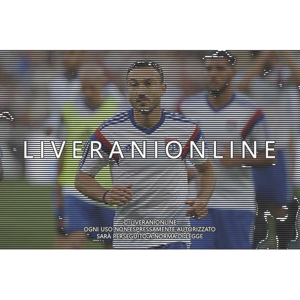 Echauffement - Steed MALBRANQUE - 21.08.2014 - Lyon / Astra Giurgiu - Barrage aller Europa League Photo : Jean Paul Thomas / Icon Sport ag aldo liverani sas only italy