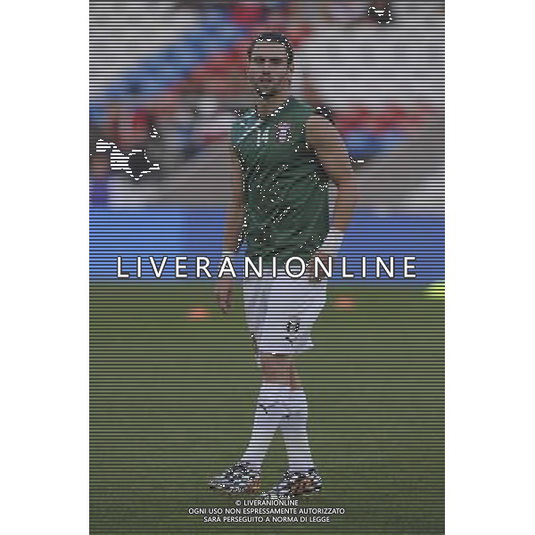 Echauffement - Vincent LABAN - 21.08.2014 - Lyon / Astra Giurgiu - Barrage aller Europa League Photo : Jean Paul Thomas / Icon Sport ag aldo liverani sas only italy