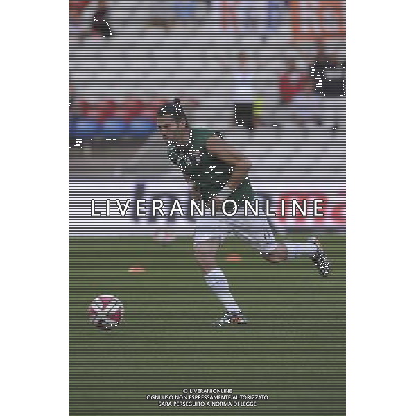 Echauffement - Vincent LABAN - 21.08.2014 - Lyon / Astra Giurgiu - Barrage aller Europa League Photo : Jean Paul Thomas / Icon Sport ag aldo liverani sas only italy