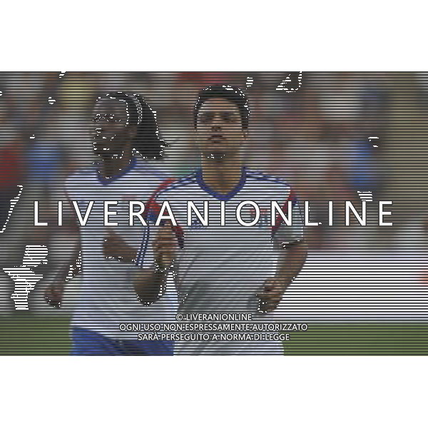 Echauffement - Clement GRENIER - 21.08.2014 - Lyon / Astra Giurgiu - Barrage aller Europa League Photo : Jean Paul Thomas / Icon Sport ag aldo liverani sas only italy