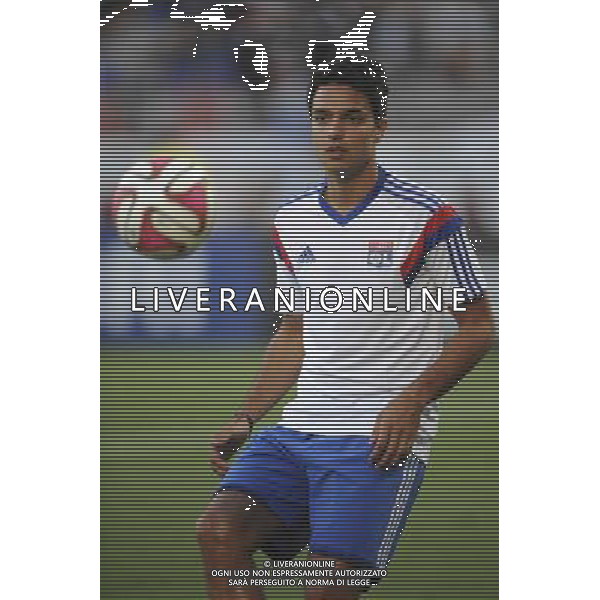 Echauffement - Clement GRENIER - 21.08.2014 - Lyon / Astra Giurgiu - Barrage aller Europa League Photo : Jean Paul Thomas / Icon Sport ag aldo liverani sas only italy