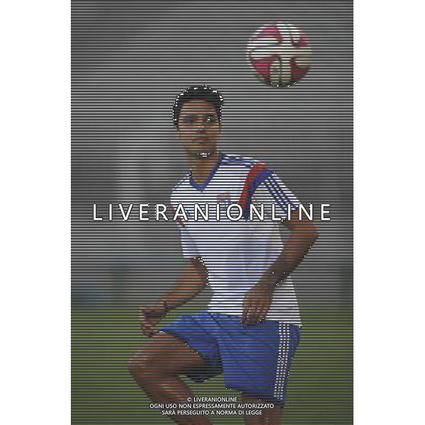 Echauffement - Clement GRENIER - 21.08.2014 - Lyon / Astra Giurgiu - Barrage aller Europa League Photo : Jean Paul Thomas / Icon Sport ag aldo liverani sas only italy