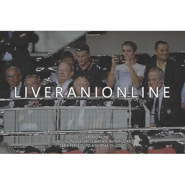 Michel MERCIER / Jean Michel AULAS / Bernard LACOMBE - 21.08.2014 - Lyon / Astra Giurgiu - Barrage aller Europa League Photo : Jean Paul Thomas / Icon Sport ag aldo liverani sas only italy