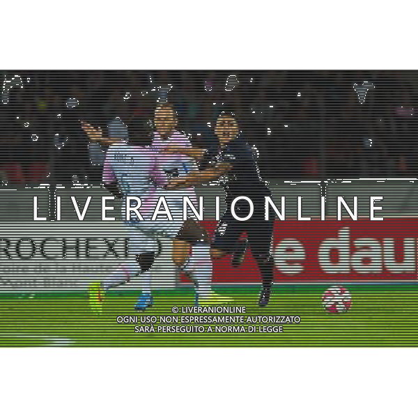 Djakaridja KONE / Marco VERRATTI - 22.08.2014 - Evian Thonon / Paris Saint Germain - 3eme journee de Ligue 1 - Photo : Jean Paul Thomas / Icon Sport AG ALDO LIVERANI SAS ONLY ITALY