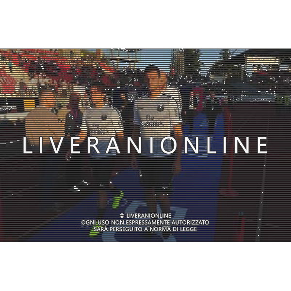 Maxwell SHERRER / Thiago MOTTA - 22.08.2014 - Evian Thonon / Paris Saint Germain - 3eme journee de Ligue 1 - Photo : Jean Paul Thomas / Icon Sport AG ALDO LIVERANI SAS ONLY ITALY