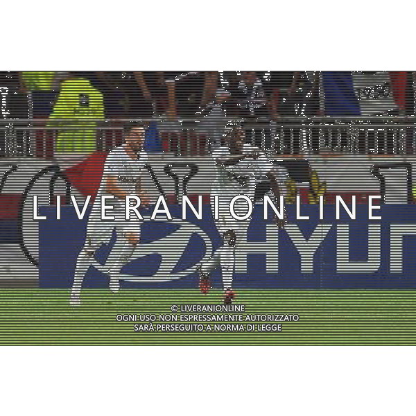 Joie KEHINDE FATAI - 21.08.2014 - Lyon / Astra Giurgiu - Barrage aller Europa League Photo : Jean Paul Thomas / Icon Sport AG ALDO LIVERANI SAS ONLY ITALY