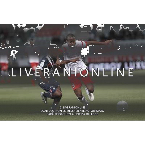 Jeremy CORDOVAL / Maurice DALE - 22.08.2014 - Nancy / Nimes - 4eme journee de Ligue 2 - Photo : Fred Marvaux / Icon Sport AG ALDO LIVERANI SAS ONLY ITALY