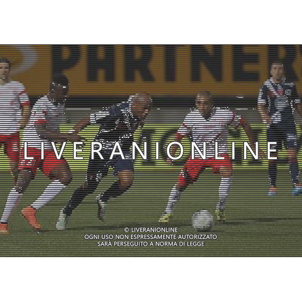 Ibrahim AMADOU / Toifilou MAOULIDA - 22.08.2014 - Nancy / Nimes - 4eme journee de Ligue 2 - Photo : Fred Marvaux / Icon Sport AG ALDO LIVERANI SAS ONLY ITALY