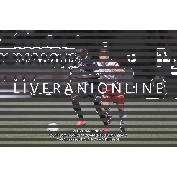 Mame ousmane CISSOKHO / Joffrey CUFFAUT - 22.08.2014 - Nancy / Nimes - 4eme journee de Ligue 2 - Photo : Fred Marvaux / Icon Sport AG ALDO LIVERANI SAS ONLY ITALY