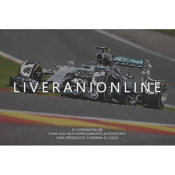 Nico Rosberg (GER) Mercedes AMG F1 W05. 23.08.2014. Formula 1 World Championship, Rd 12, Belgian Grand Prix, Spa Francorchamps, Belgium, Qualifying Day. AG ALDO LIVERANI SAS ONLY ITALY