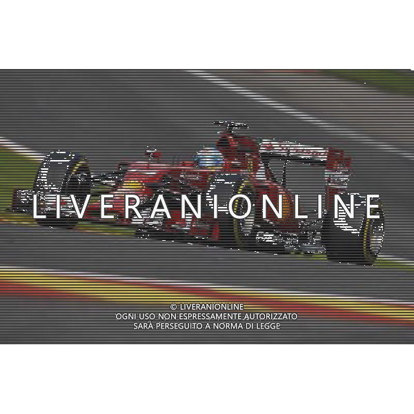 Fernando Alonso (ESP) Ferrari F14-T. 23.08.2014. Formula 1 World Championship, Rd 12, Belgian Grand Prix, Spa Francorchamps, Belgium, Qualifying Day. AG ALDO LIVERANI SAS ONLY ITALY