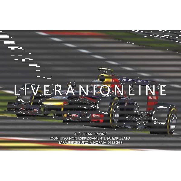 Daniel Ricciardo (AUS) Red Bull Racing RB10. 23.08.2014. Formula 1 World Championship, Rd 12, Belgian Grand Prix, Spa Francorchamps, Belgium, Qualifying Day. AG ALDO LIVERANI SAS ONLY ITALY
