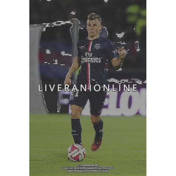 Lucas DIGNE - 22.08.2014 - Evian Thonon / Paris Saint Germain - 3eme journee de Ligue 1 - Photo : Jean Paul Thomas / Icon Sport *** Local Caption *** AG ALDO LIVERANI SAS ONLY ITALY *** Local Caption ***