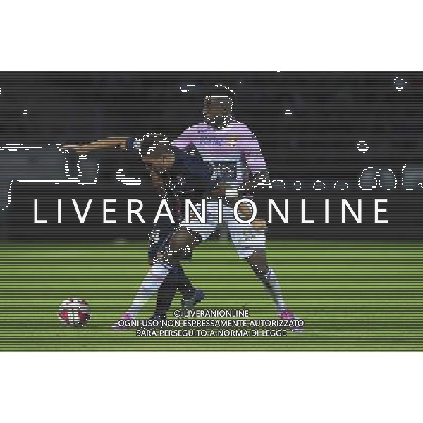 Marco VERRATTI / Clarck NSIKULU - 22.08.2014 - Evian Thonon / Paris Saint Germain - 3eme journee de Ligue 1 - Photo : Jean Paul Thomas / Icon Sport *** Local Caption *** AG ALDO LIVERANI SAS ONLY ITALY *** Local Caption ***