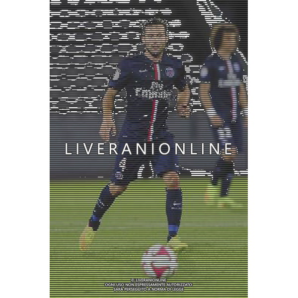 Yohan CABAYE - 22.08.2014 - Evian Thonon / Paris Saint Germain - 3eme journee de Ligue 1 - Photo : Jean Paul Thomas / Icon Sport *** Local Caption *** AG ALDO LIVERANI SAS ONLY ITALY *** Local Caption ***