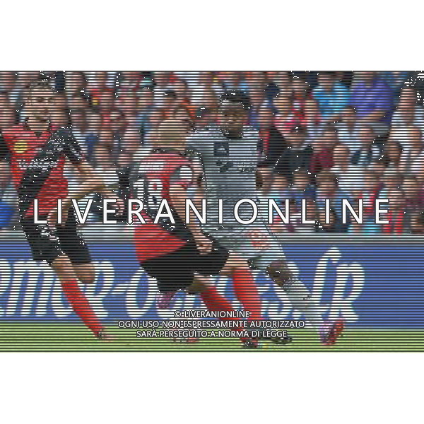 Michy BATSHUAYI - 23.08.2014 - Guingamp / Marseille - 3e journee Ligue 1 Photo : Gaston Petrelli / Icon Sport AG ALDO LIVERANI SAS ONLY ITALY
