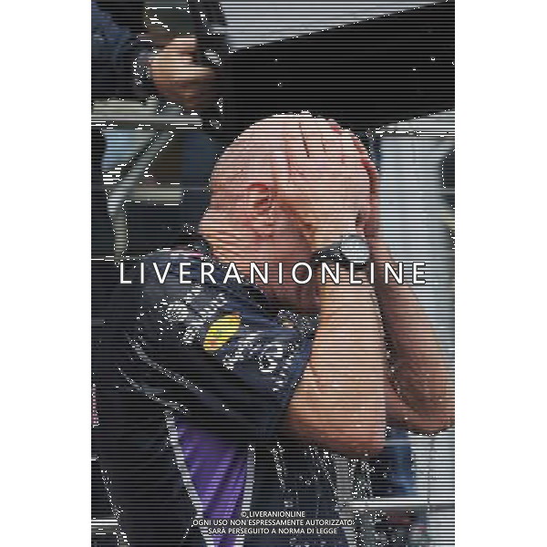 Adrian Newey (GBR) Red Bull Racing Chief Technical Officer takes part in the ALS ice bucket challenge. 23.08.2014. Formula 1 World Championship, Rd 12, Belgian Grand Prix, Spa Francorchamps, Belgium, Qualifying Day. AG ALDO LIVERANI SAS ONLY ITALY