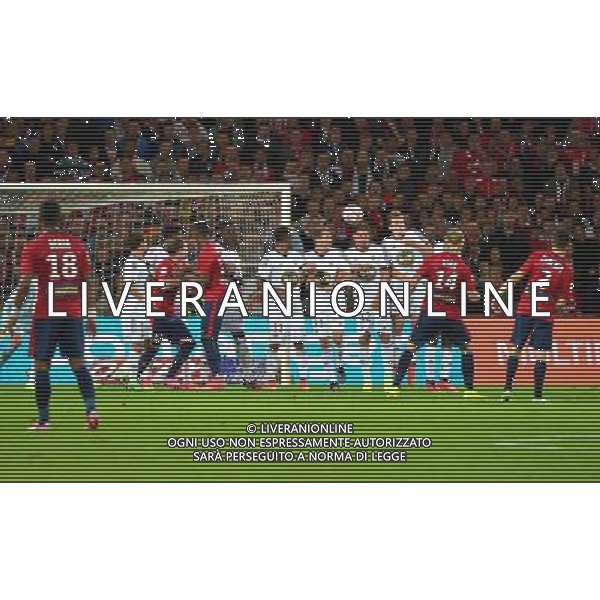 But Simon KJAER - 23.08.2014 - Lille / Lorient - 3e journee Ligue 1 Photo : Dave Winter / Icon Sport AG ALDO LIVERANI SAS ONLYITALY