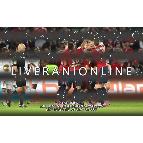 Joie Simon KJAER - 23.08.2014 - Lille / Lorient - 3e journee Ligue 1 Photo : Dave Winter / Icon Sport AG ALDO LIVERANI SAS ONLYITALY