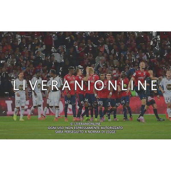 Joie Simon KJAER - 23.08.2014 - Lille / Lorient - 3e journee Ligue 1 Photo : Dave Winter / Icon Sport AG ALDO LIVERANI SAS ONLYITALY