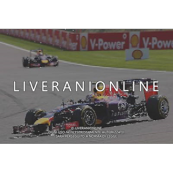 Daniel Ricciardo (AUS) Red Bull Racing RB10. 24.08.2014. Formula 1 World Championship, Rd 12, Belgian Grand Prix, Spa Francorchamps, Belgium, Race Day. AG ALDO LIVERANI SAS ONLY ITALY