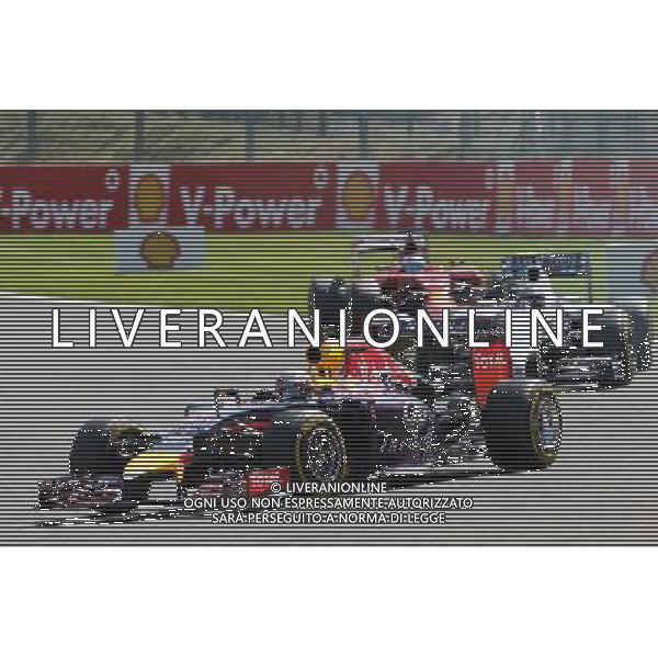 Sebastian Vettel (GER) Red Bull Racing RB10. 24.08.2014. Formula 1 World Championship, Rd 12, Belgian Grand Prix, Spa Francorchamps, Belgium, Race Day. AG ALDO LIVERANI SAS ONLY ITALY