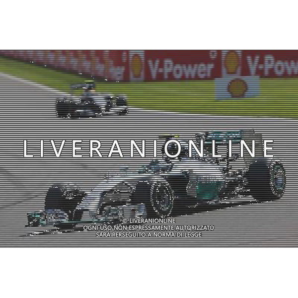 Nico Rosberg (GER) Mercedes AMG F1 W05. 24.08.2014. Formula 1 World Championship, Rd 12, Belgian Grand Prix, Spa Francorchamps, Belgium, Race Day. AG ALDO LIVERANI SAS ONLY ITALY